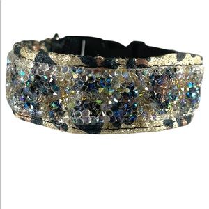Cheetah with clear bling 12.5”